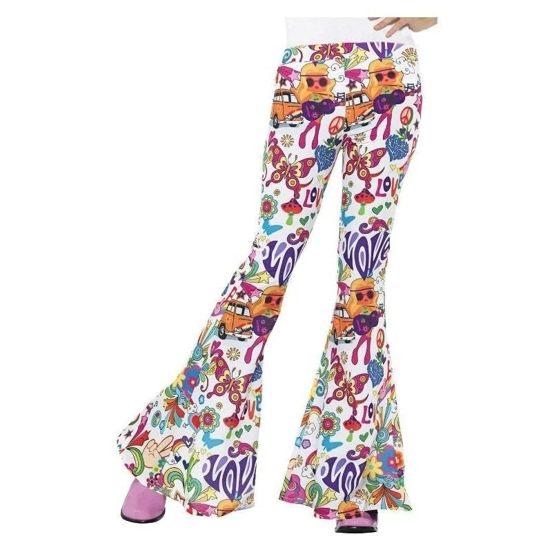 70s Groovy Flared Trousers Ladies Trousers Flared Retro
