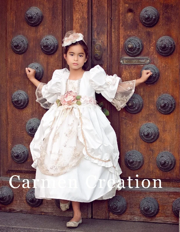 Princess Dress Ivory/Gold