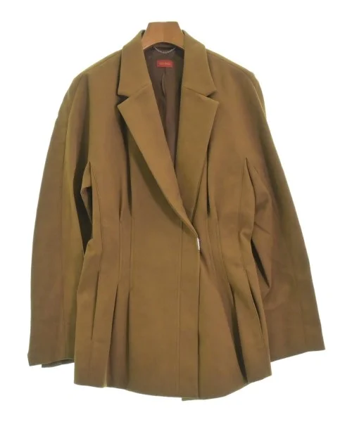 DES PRES Casual jackets Boat Neck Shawl Collar Notched Collar
