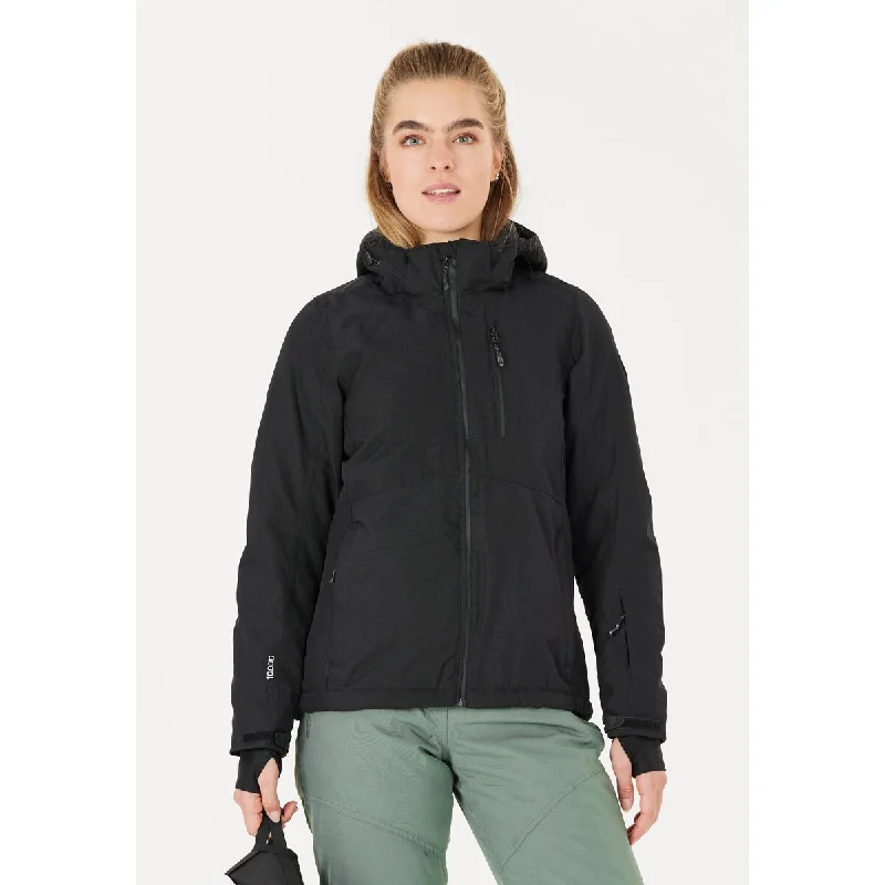 Drizzle W Ski Jacket W-Pro 10000 Notch Collar Jacket Peter Pan Collar Jacket Cowl Neck Jacket