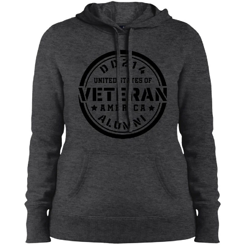 DD214 Ladies' Pullover Hooded Sweatshirt Turtleneck Warm Pullover