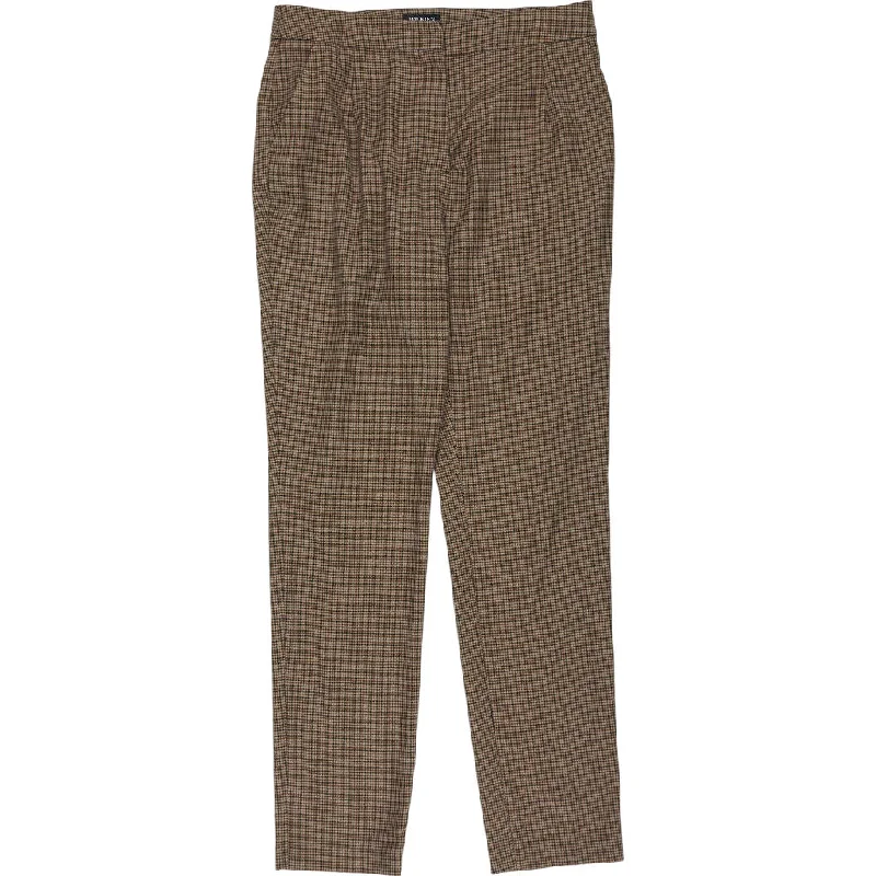 Baukjen Brown Check Trousers Trousers Party Sparkling