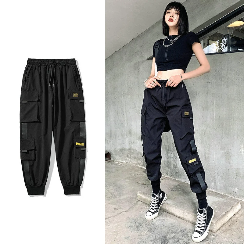 Mens Cargo Pants Multi Pocket Harem Pants Streetwear Trousers Trousers Brand Named