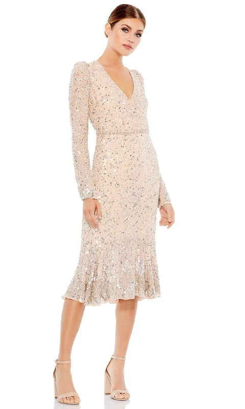 Mac Duggal 10740 Tea Length Dress
