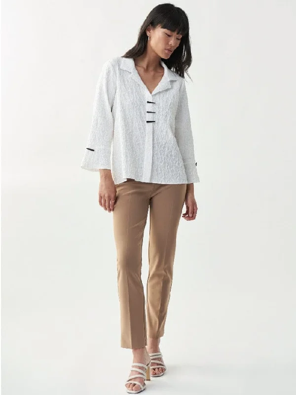 Joseph Ribkoff T Ankle Length Sand Trouser 181089 3854 Trousers Palazzo Wide Leg