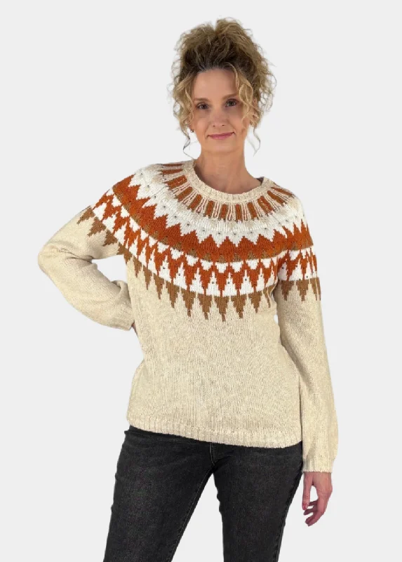 Intarsia Tall Sweater Boxy Sweater Fitted Sweater A-Line