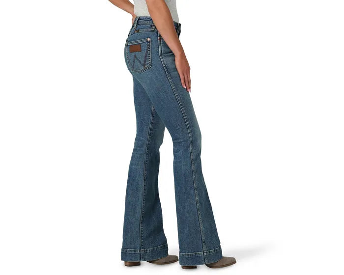 Wrangler Women's Retro High Rise Trouser Jean Trousers Cargo pockets