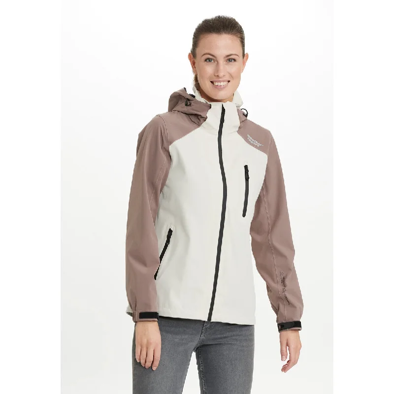 Camelia W AWG Jacket W-PRO 15000 - Oatmeal Lace Jacket Ribbed Jacket Sequined Jacket