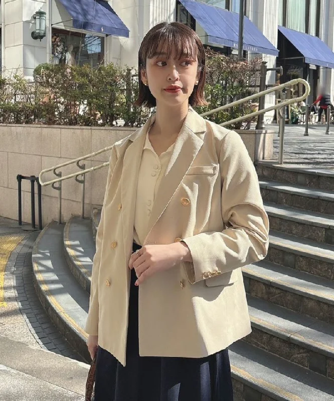 Classic Tailored Jacket Satin Jacket Silk Jacket Chiffon Jacket