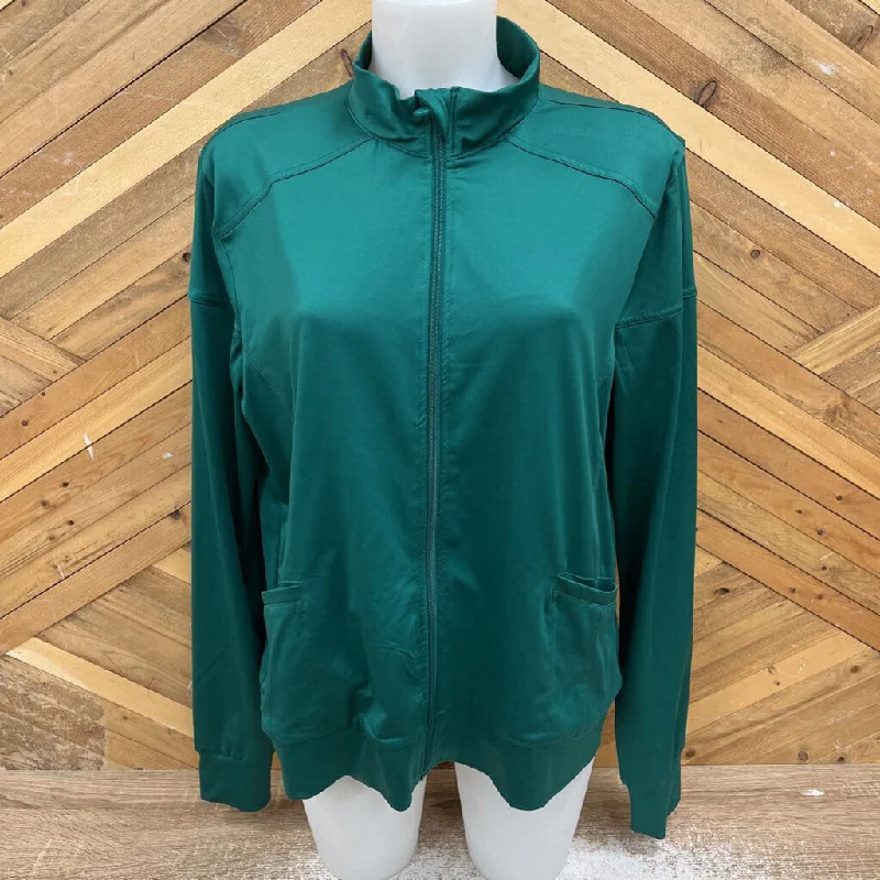 Pitt & Gruv - Women's Jacket - MSRP $80: Green-women-LG Print Jacket Jacquard Jacket Patchwork Jacket