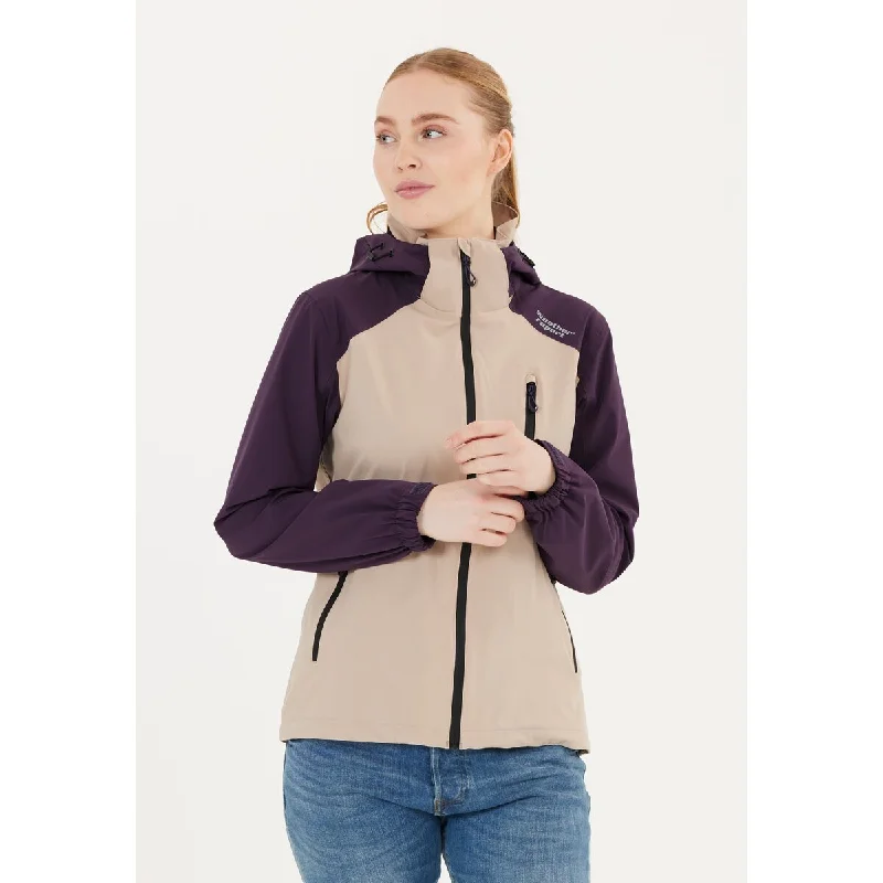 Camelia W AWG Jacket W-PRO 15000 - Simply Taupe Cotton Fabric Linen Fabric Terry Fabric