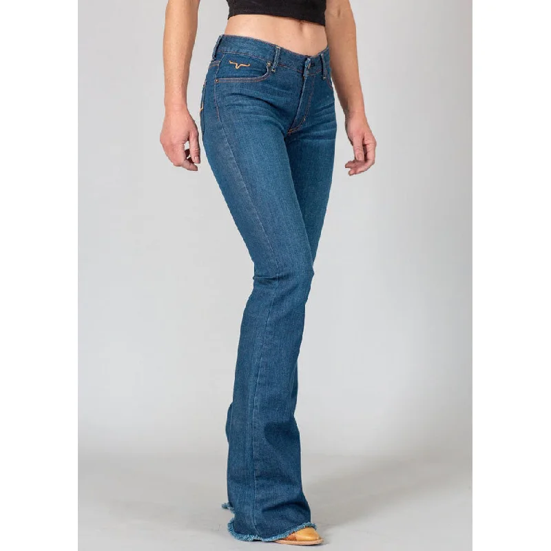 Kimes Ranch-Mid Rise Women's Trouser Jean-Lola Trousers Silk Elegant