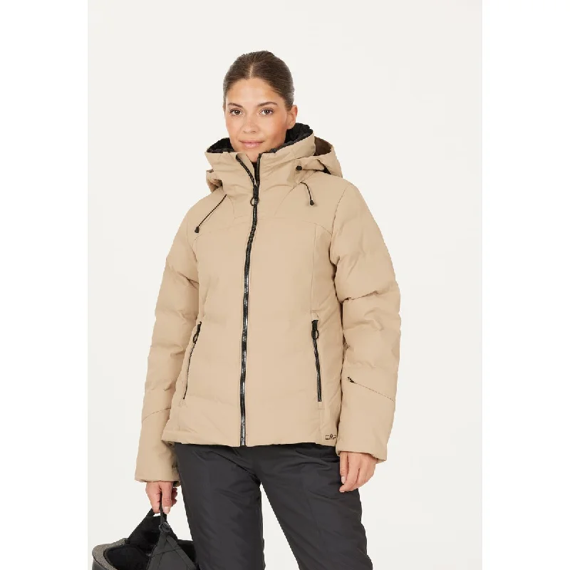 Woman Ski jacket - WP10000 - Down Effect Tiered Jacket Buttoned Jacket Zippered Jacket