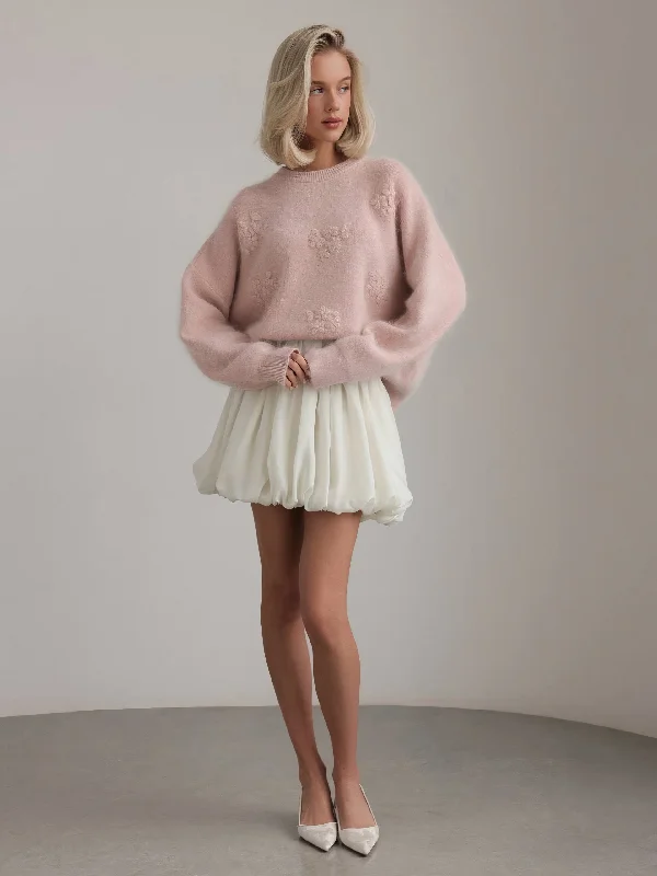 Blossom Dream Knit Sweater Bright Pastel Dark