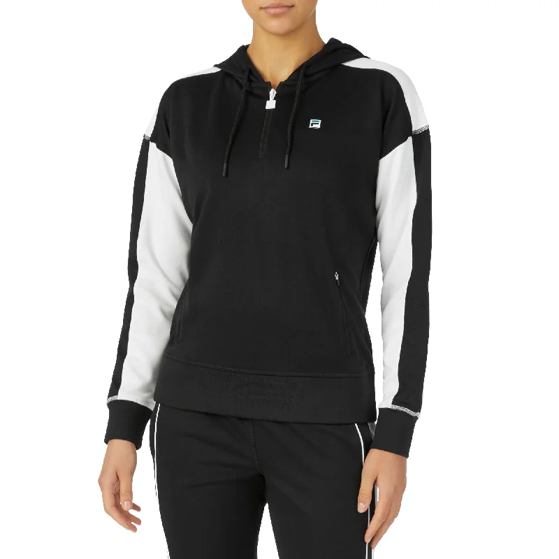 FILA La Finale Half Zip Womens Pullover Blouson Sleeve Pullover