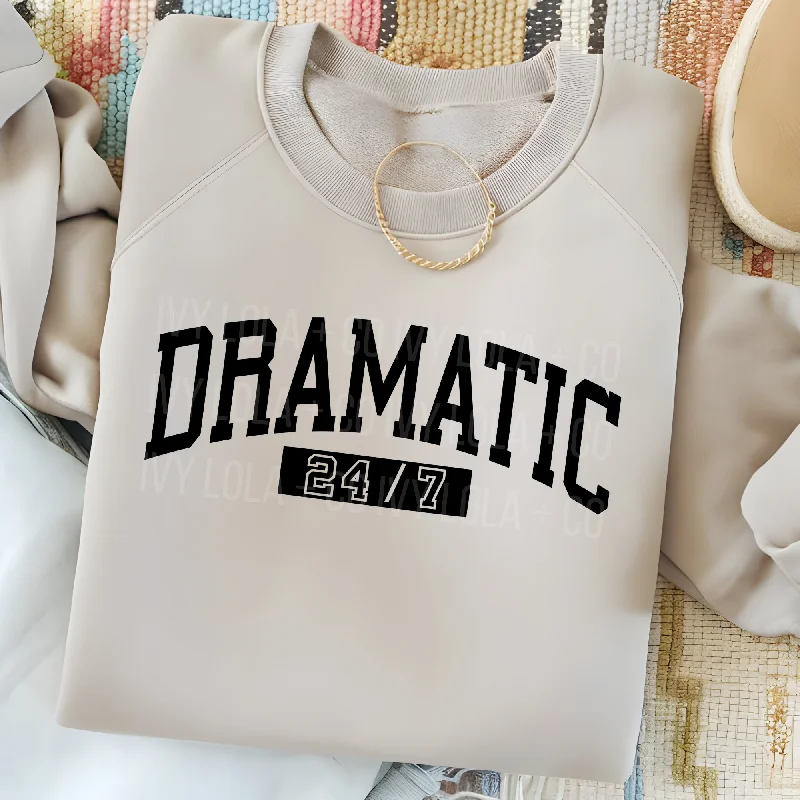 Dramatic 24/7 Tee or Sweater Mesh Blend Leather Blend Suede Blend