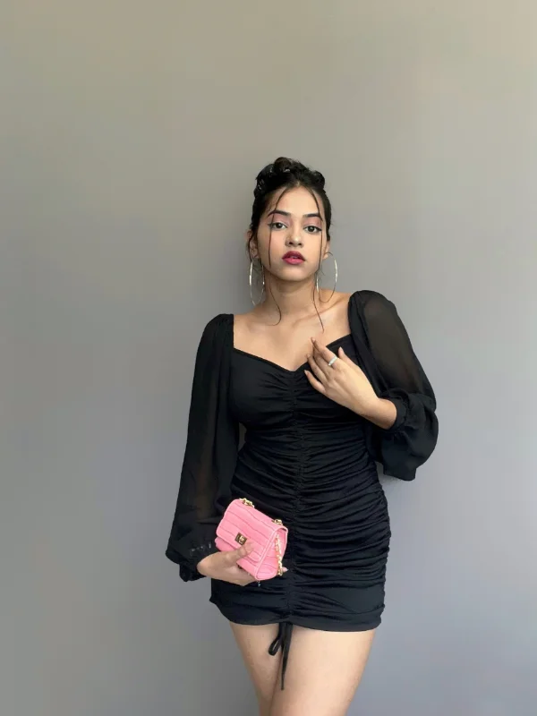 Jazlin black dress