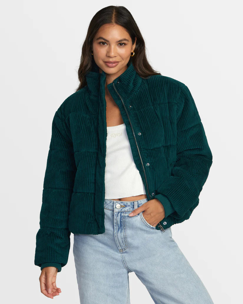 EEZEH CORDUROY PUFFER JACKET  PONDEROSA PINE Mesh Jacket Canvas Jacket Denim Jacket