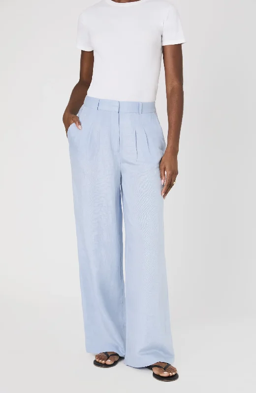 French Connection - Birdie Linen Trousers Trousers Palazzo Wide Leg
