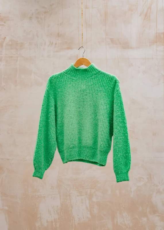 East Pullover in Grenouille Fluo Hooded Pullover Sweater