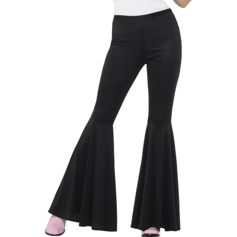 Flared Trousers, Ladies- Black Trousers fashionable trendy