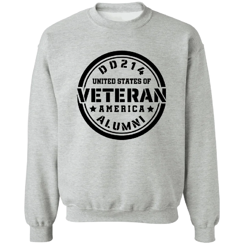 DD214 Ladies Crewneck Pullover Sweatshirt One Shoulder Top