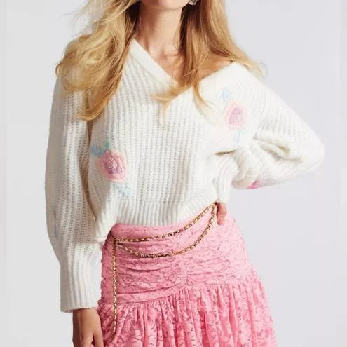 Ridge V neck sweater Long Sweater Short Sweater Cropped Sweater