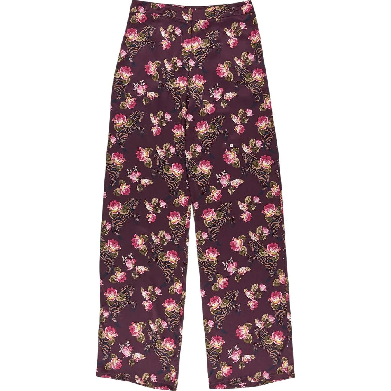 Floral Pattern Trousers Trousers Vintage Classic
