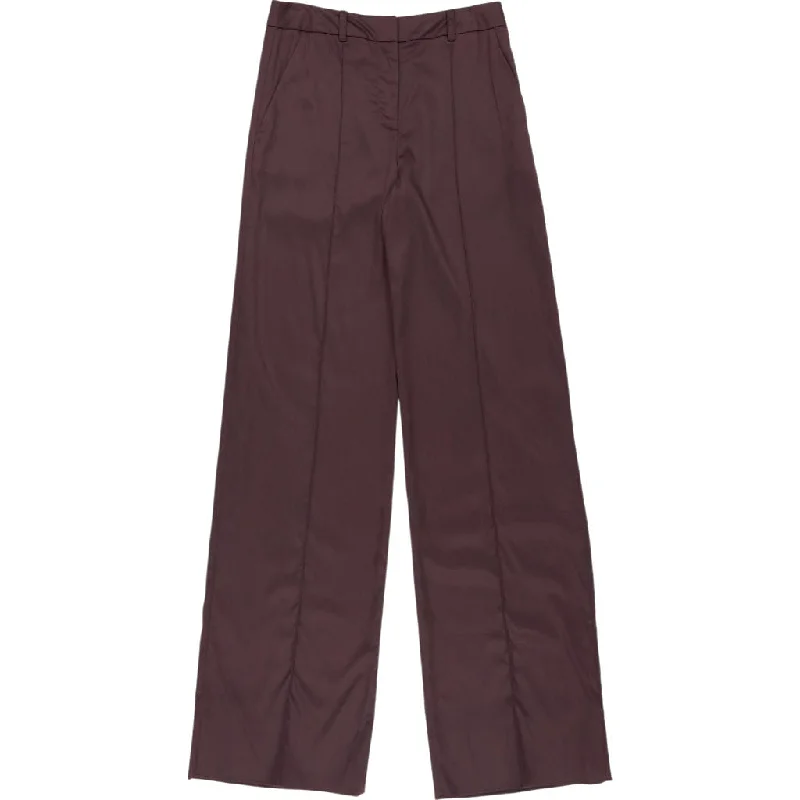 Mother of Pearl Burgundy  Trousers Trousers Evening Elegant