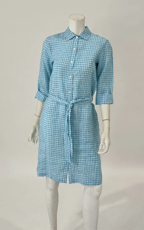 Turquoise Gingham