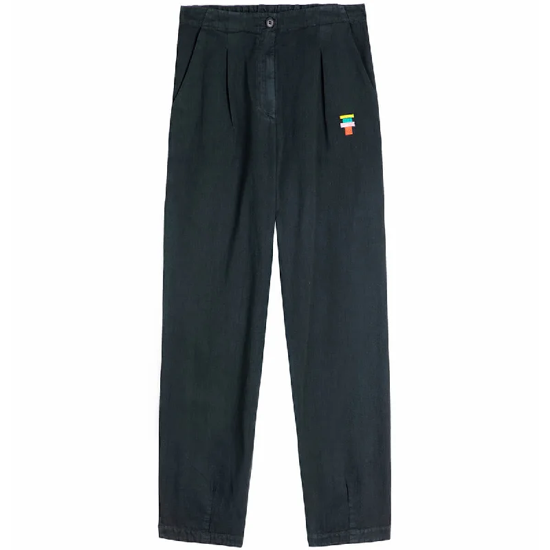 Pleated Straight Leg Trousers by Bobo Choses Womenswear Trousers versatile all-occasion