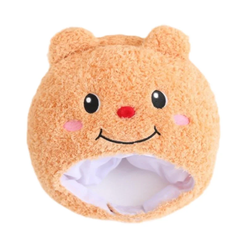 Plush Hat Headwear Cosplay Head Cover for Men Women Dress up Funny Party Hat