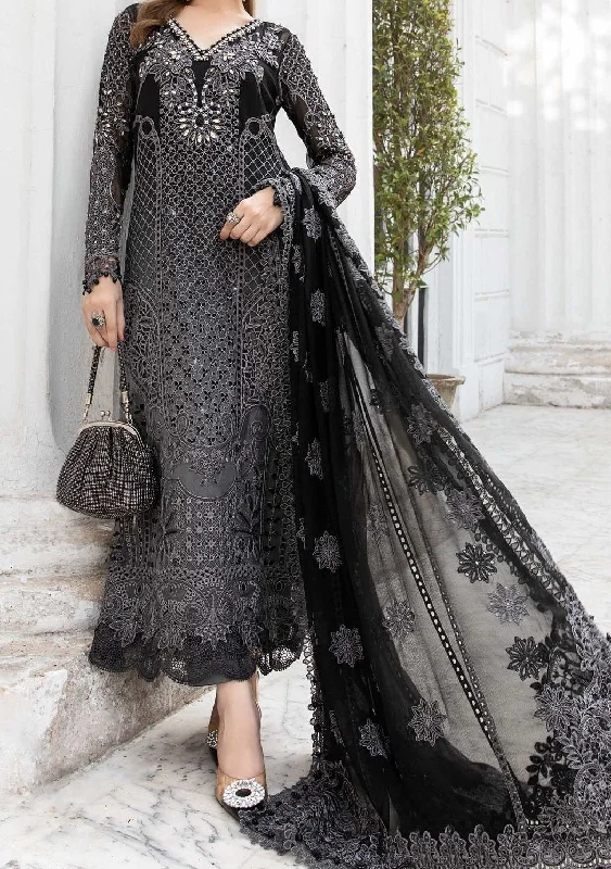 Maria.B Pakistani Luxury Embroidered Chiffon Dress