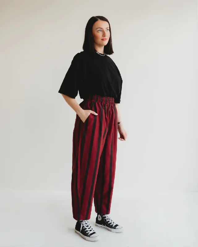 Kate Stripe Woven Trousers Trousers luxurious high-end