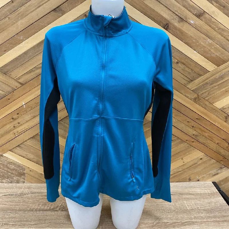 Danskin - Women's Full-Zip Active Jacket : -women- Notch Collar Peter Pan Collar Cowl Neck