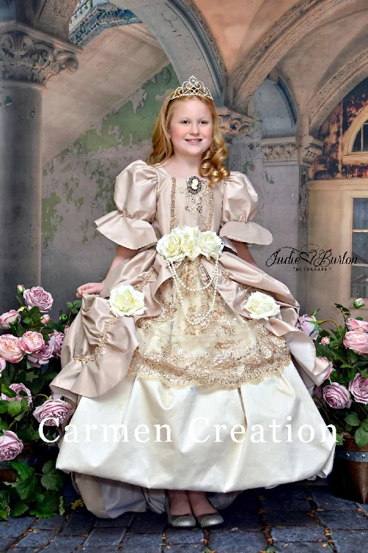 Blush Pink Princess Dress W/Sleeves
