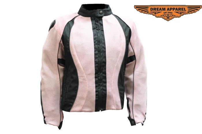 Womens Mesh Racer Jacket Ribbed Jacket Pleated Jacket Ruffled Jacket