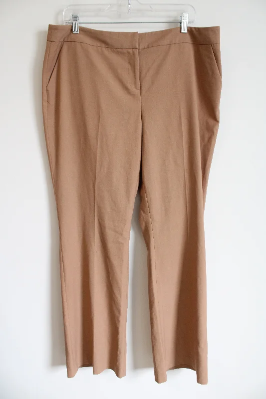 Laundry By Shell Segal Los Angeles Brown Trouser Pant | 14R Trousers cozy soft