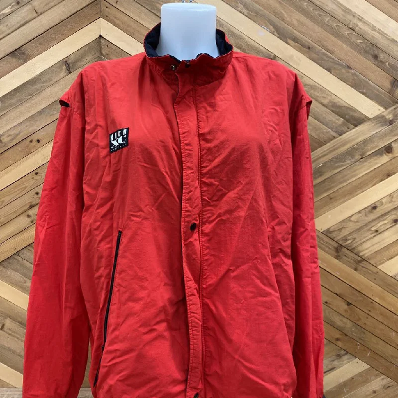 Koch Sporthill - Women's Vintage XC Ski Jacket - MSRP $: Red-women-LG Satin Fabric Silk Fabric Chiffon Fabric