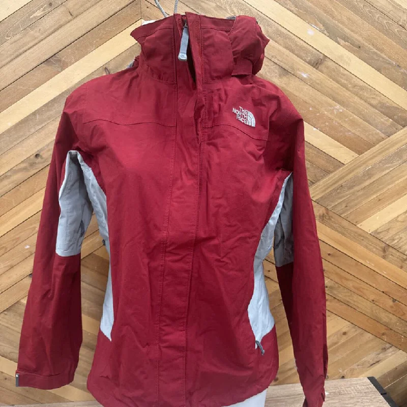The North Face - Women's Winter Shell Jacket - MSRP comp $300: Red/Grey-women-MD Elasticated Jacket Padded Jacket Insulated Jacket