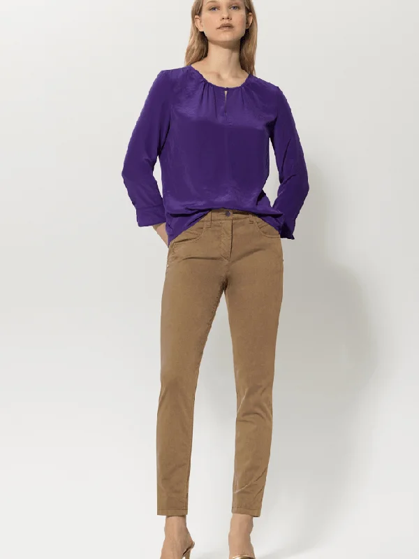 Luisa Cerano High Stretch Skinny Denim Trousers 687600 1883 7632 Trousers stylish modern