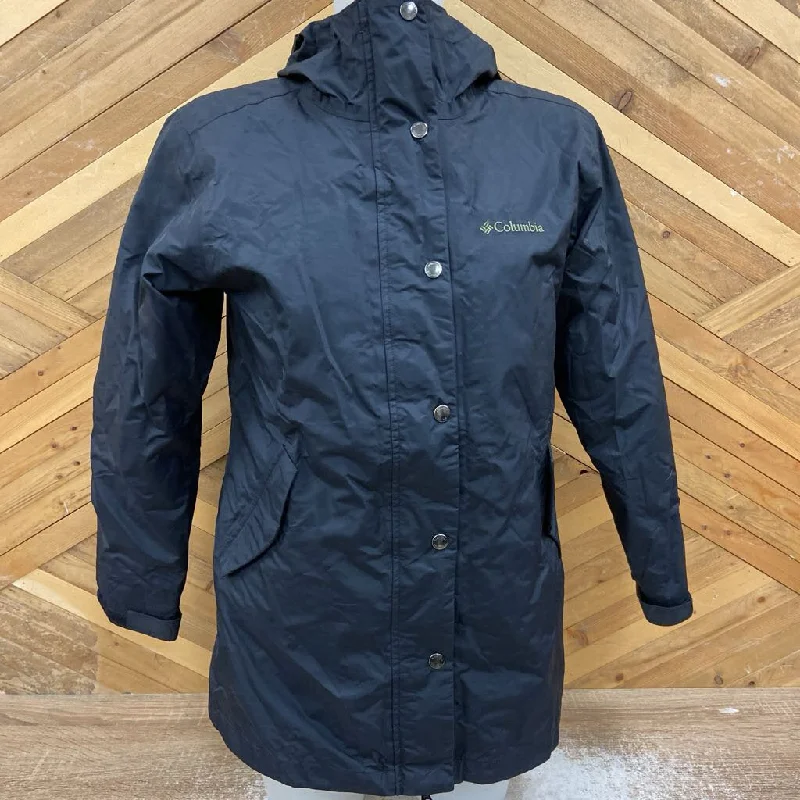 Columbia - Women's 3-in-1 Interchange Jacket - MSRP comp $330: Black/Pink-women-MD Denim Fabric Leather Fabric Suede Fabric