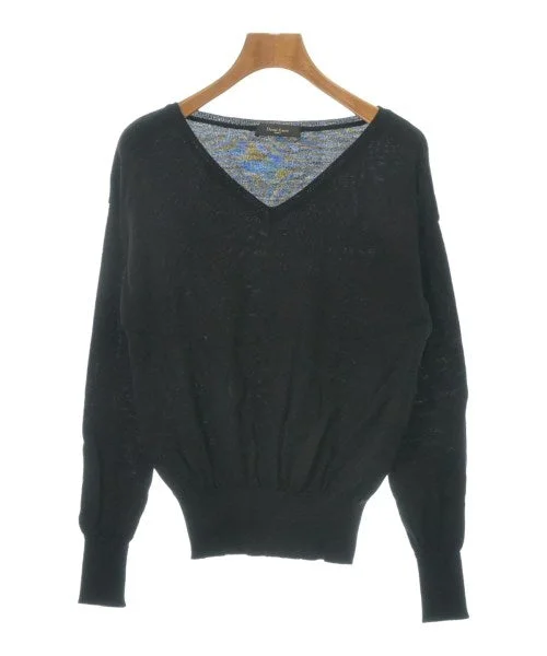 Demi-Luxe BEAMS Sweaters Houndstooth Herringbone Solid