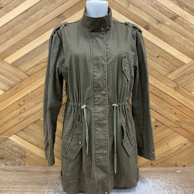 Dynamite - Women's Casual Jacket: Green-women-M Embroidered Jacket Appliqued Jacket Beaded Jacket
