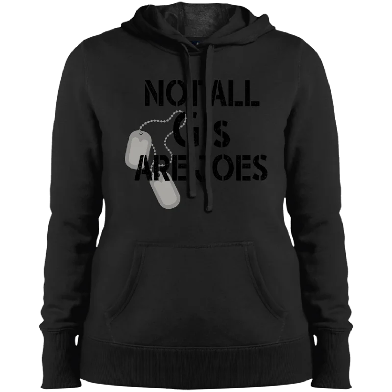 Not All GI's Are Joes Ladies' Pullover Hooded Sweatshirt Fine Merino Wool