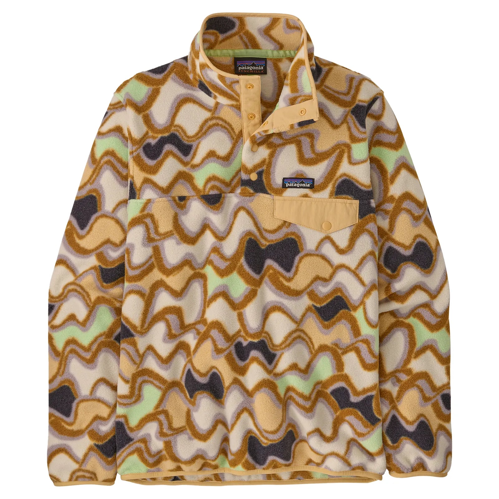 Patagonia Women's Lightweight Synchilla Snap-T Fleece Pullover - SCNL Faux Fur Trim