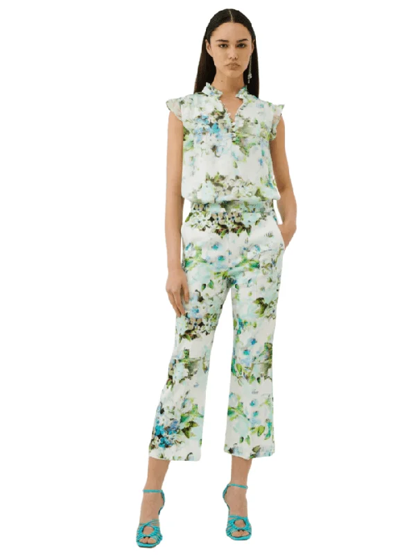 Marella VARCO Floral Trousers 23313114322 002 Trousers cozy soft