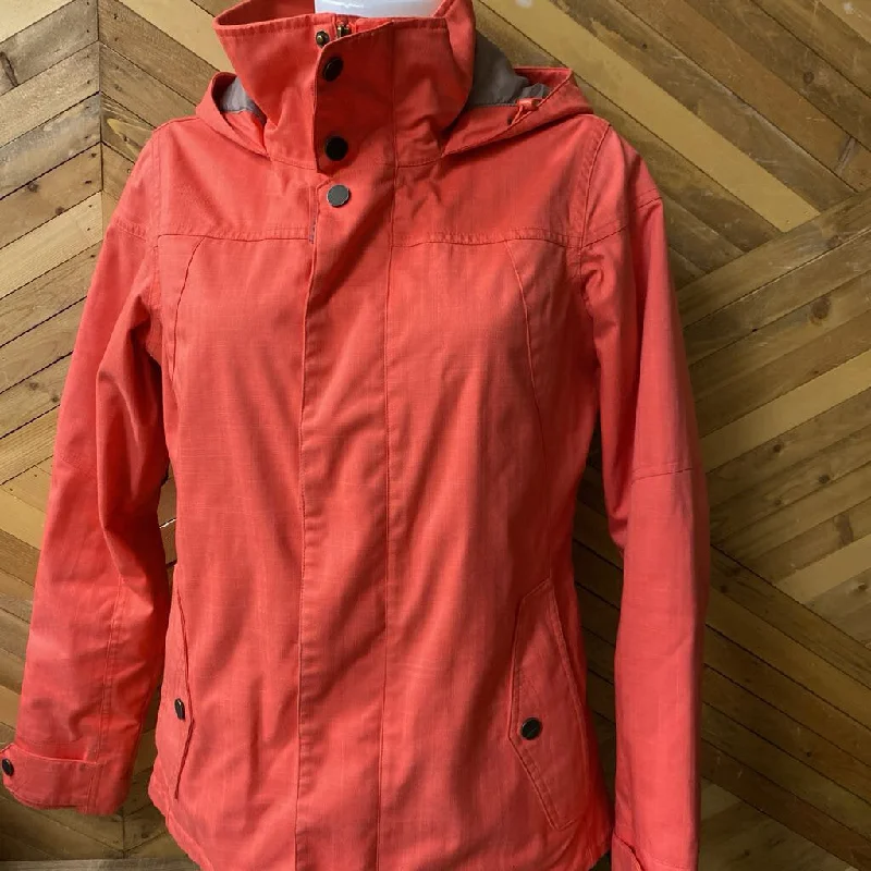 Burton - Women's DryRide ski jacket - MRSP comp $230: pink-women-MD Cotton Fabric Linen Fabric Terry Fabric