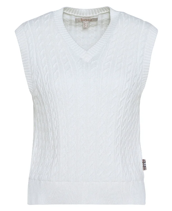 Hartland Sweater Vest - Cloud Handmade Hand-knitted Hand-woven