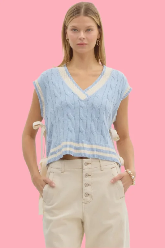 Martha's Vineyard Sweater Herringbone Houndstooth Plaid